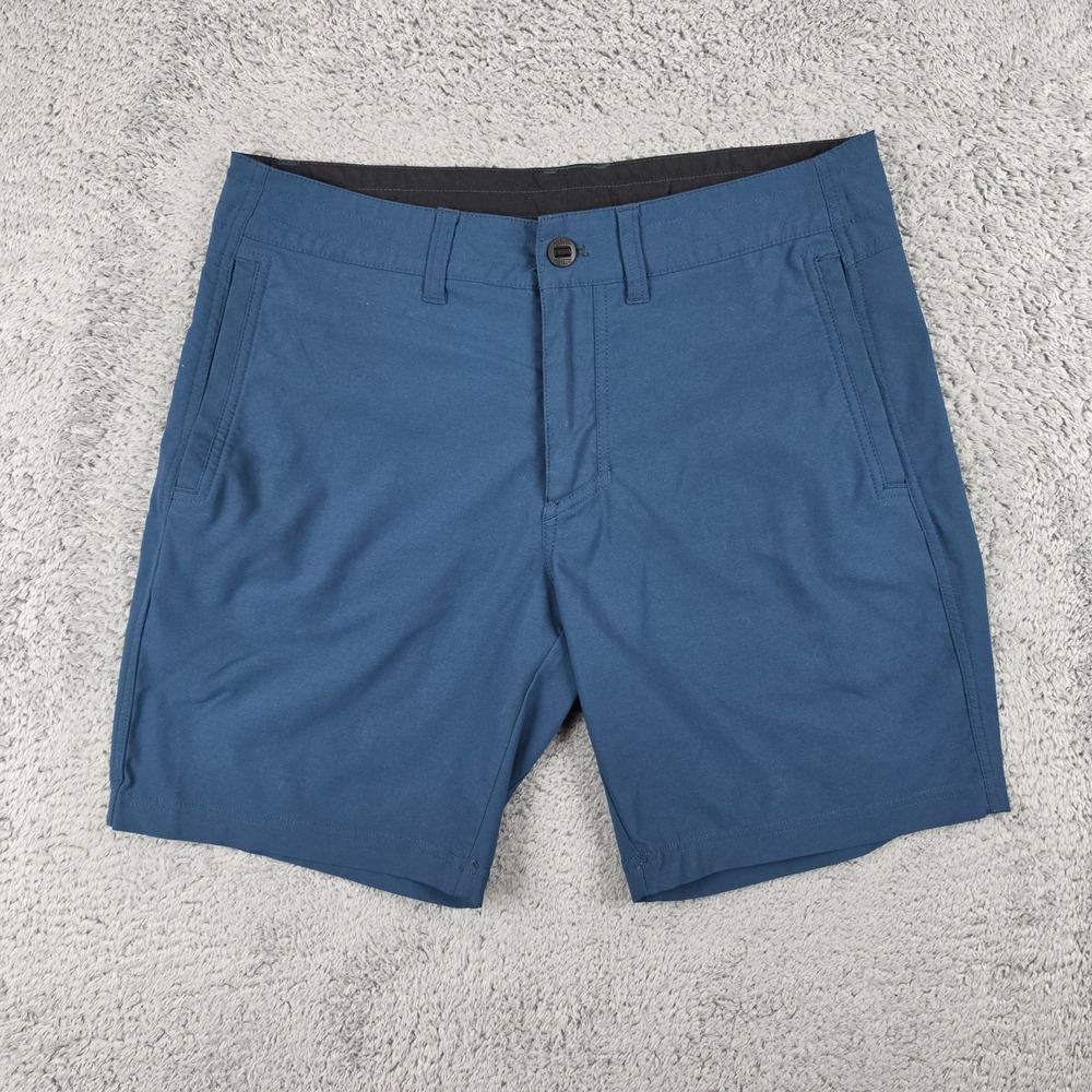 KUHL Upshift Shorts Mens 32 Blue Hiking Technical Stretch Water Resistant 8"
